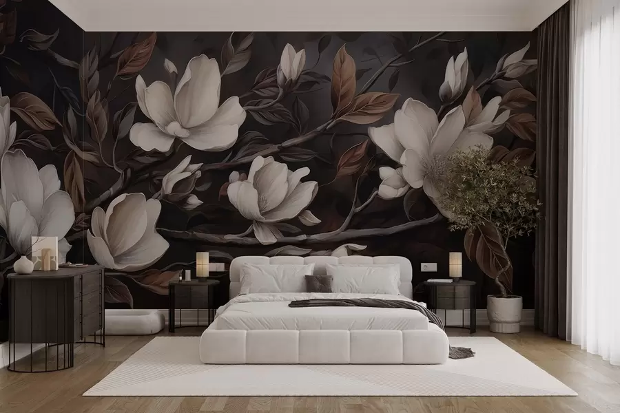 murales de pared Elegante rama de árbol w04950