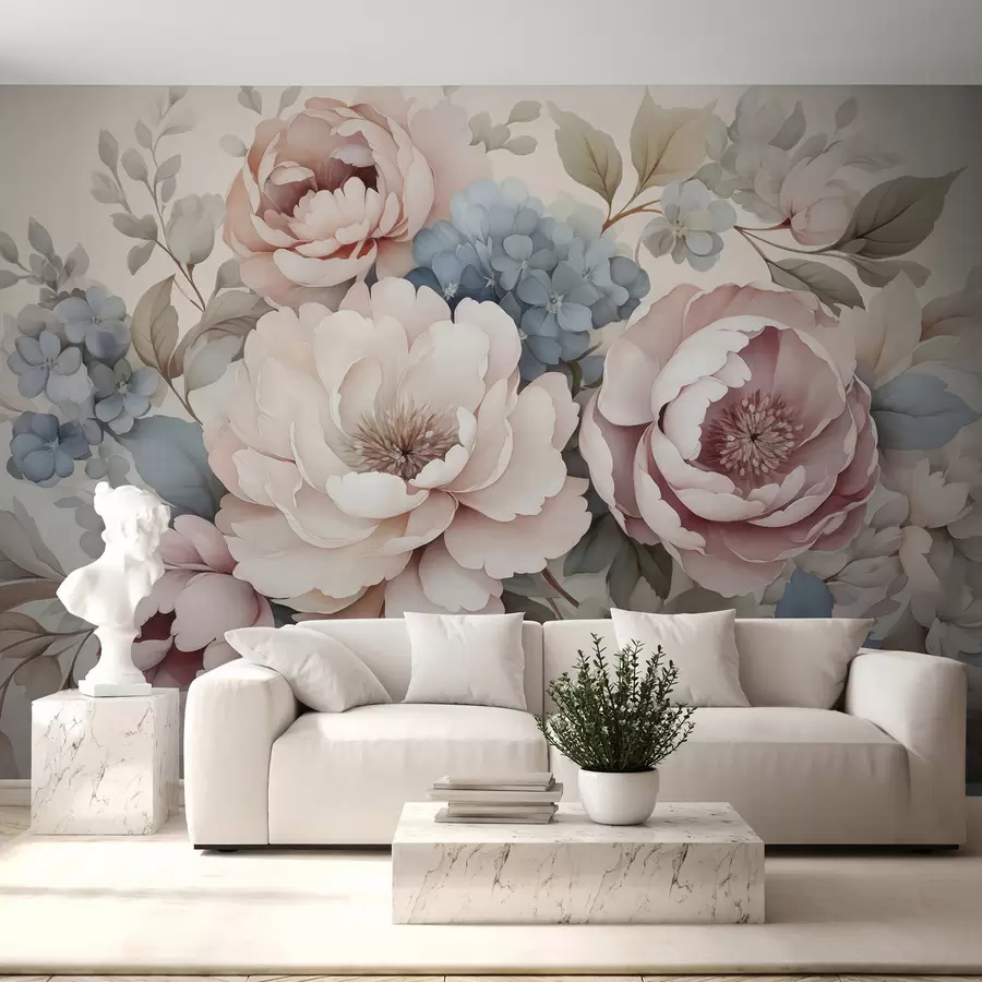 murales de pared Flores delicadas w04982