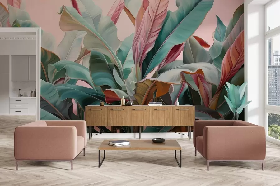 murales de pared Armonía botánica w05009
