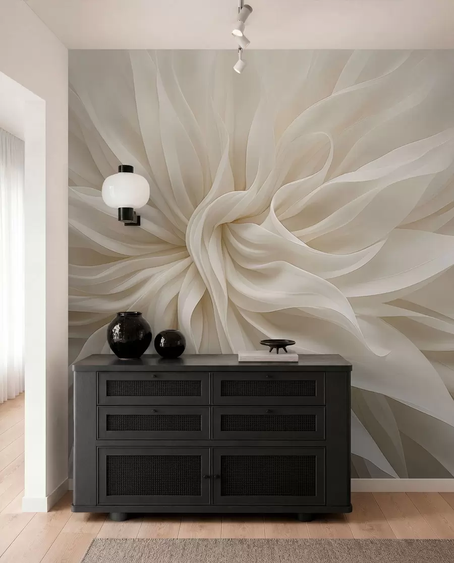 murales de pared Pétalos de seda de luz w05050