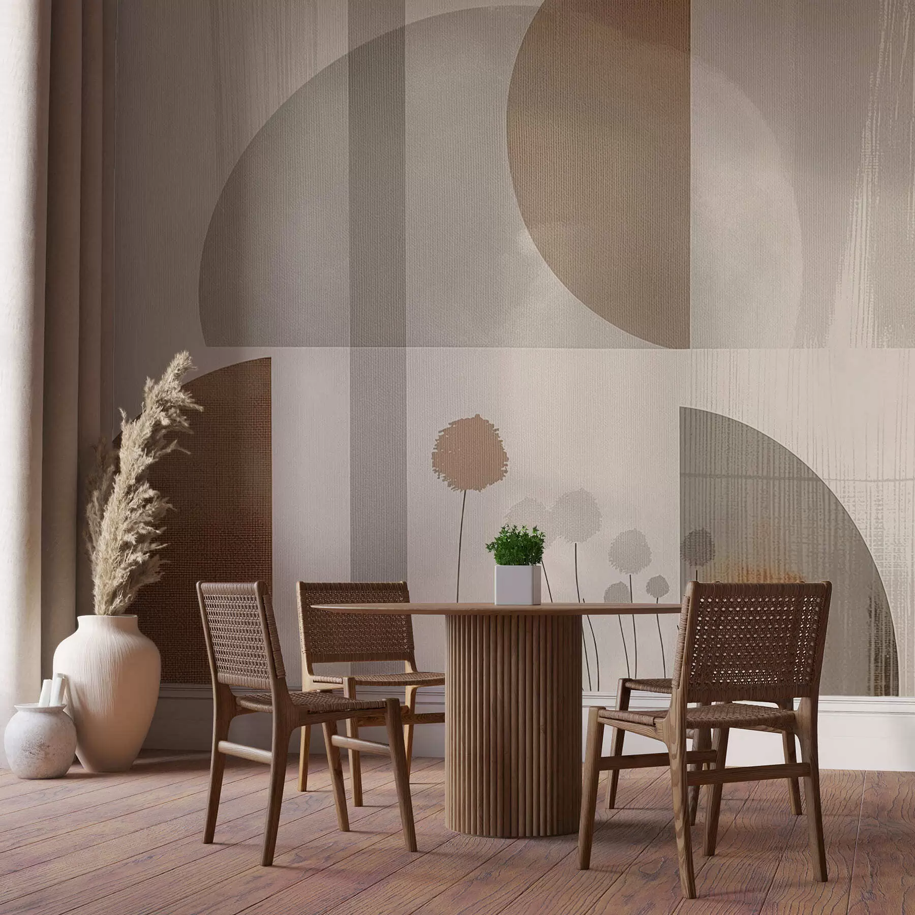 murales de pared Flores y textura w09627