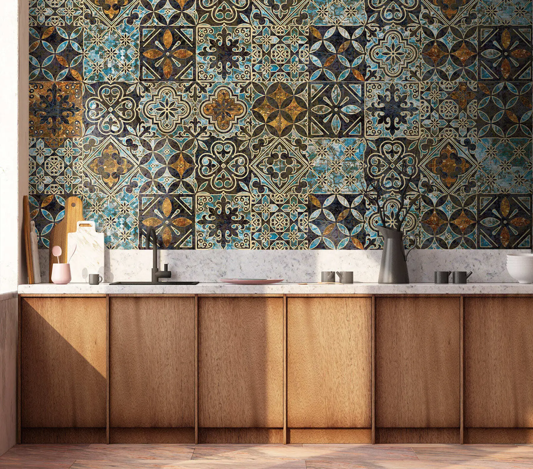murales de pared Decoración Con Azulejos De Cerámica u71926