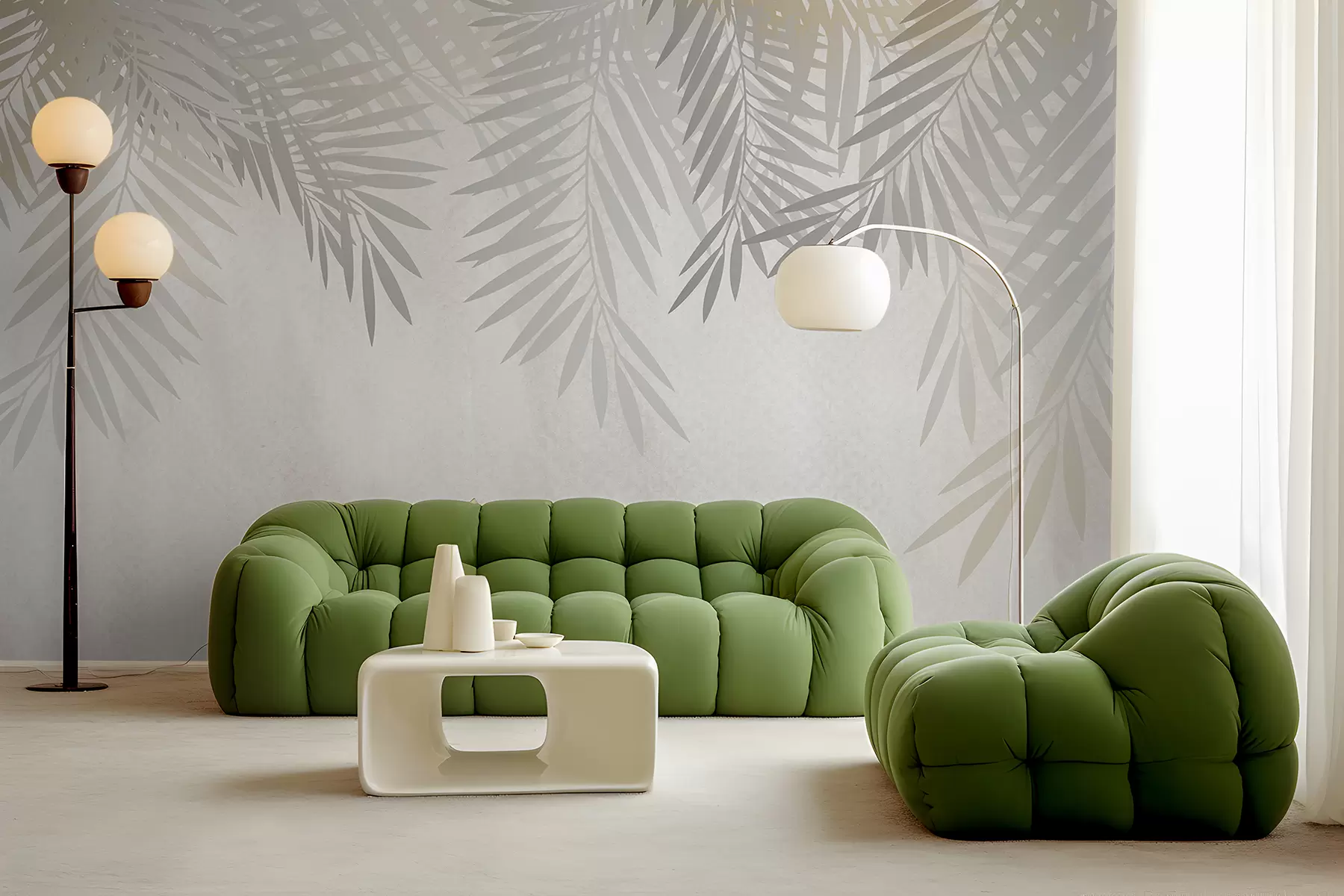 murales de pared Hojas y calor del sol u71457