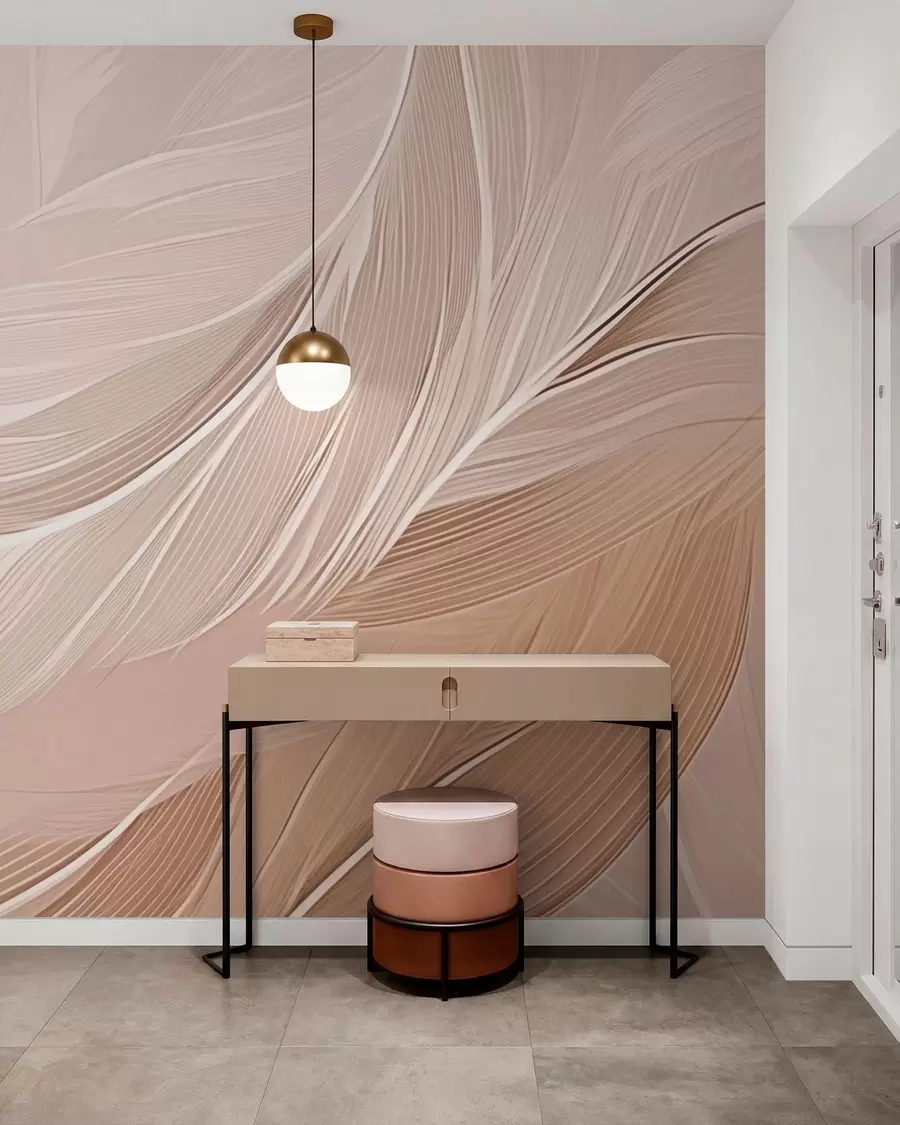 murales de pared Plumas w05104