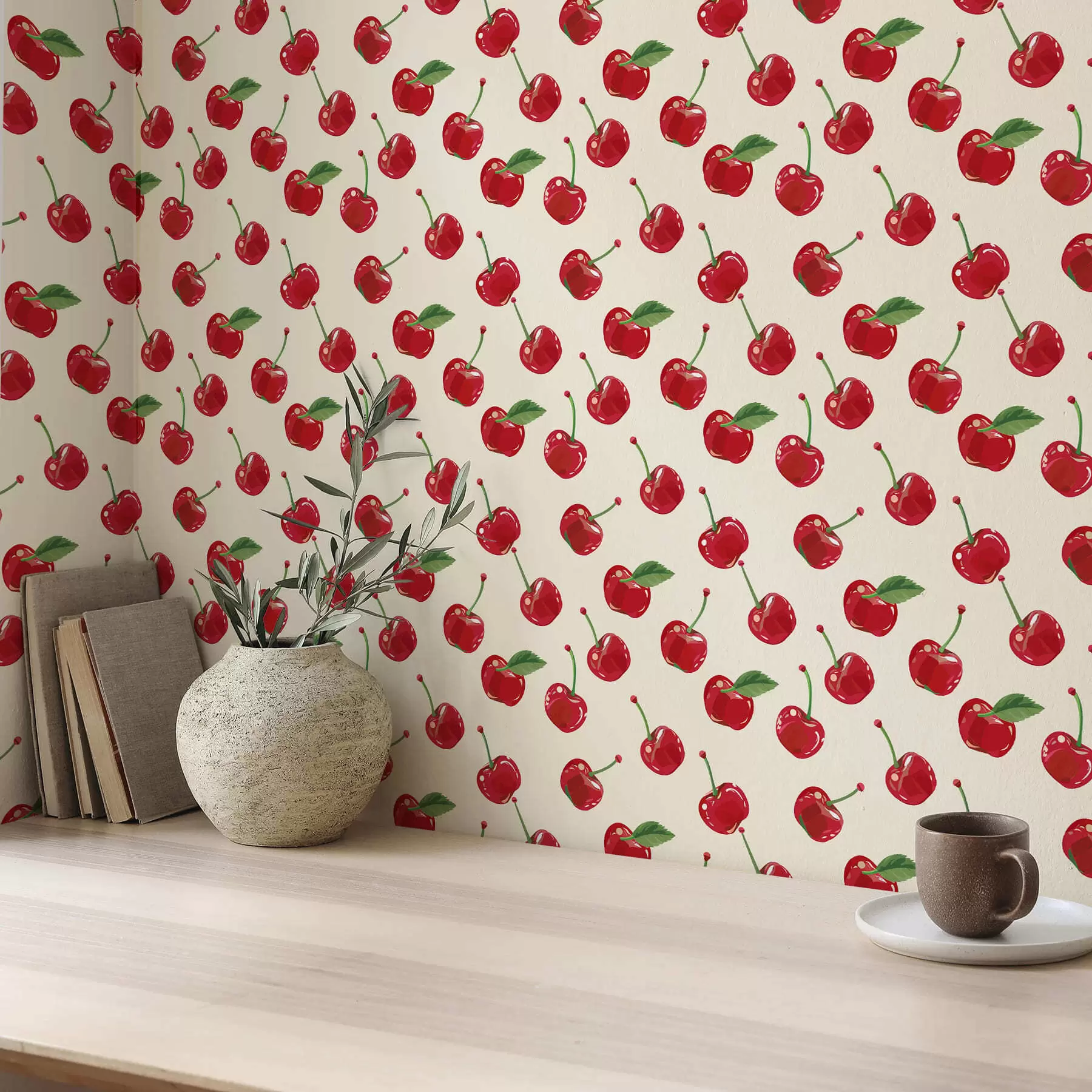 murales de pared Cerezas jugosas a01146