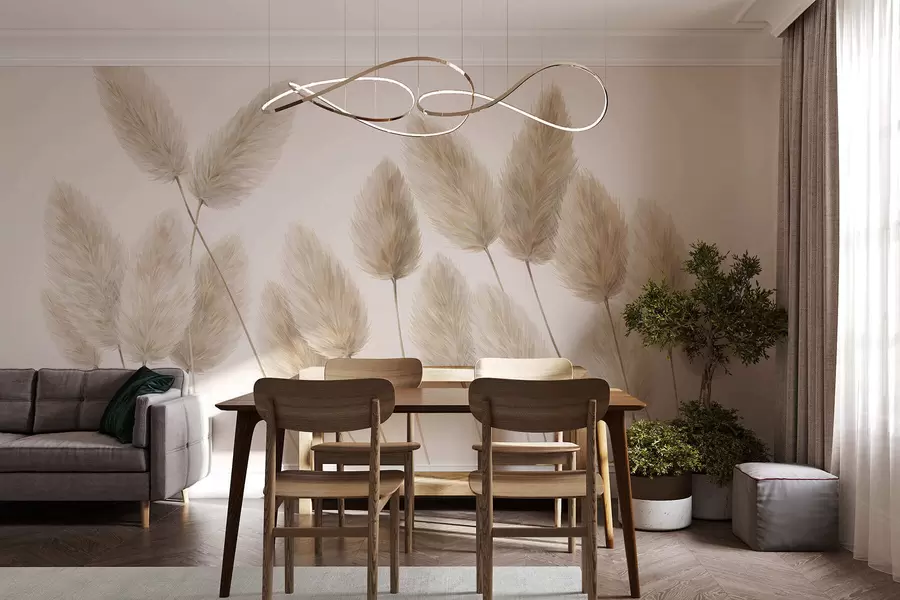 murales de pared Espiguillas de campo w05175