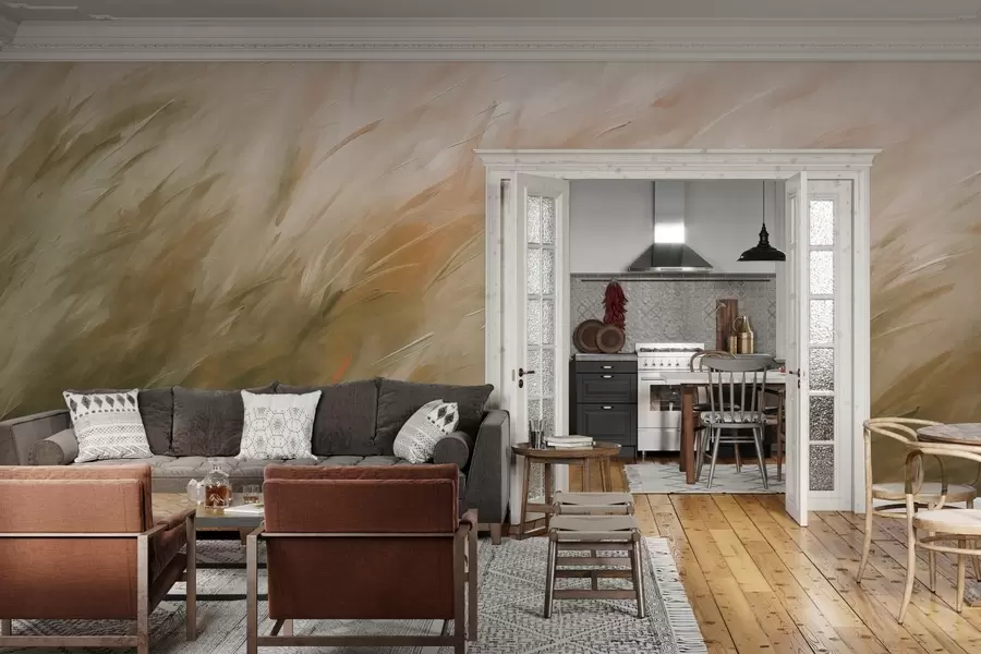 murales de pared Aliento de hierba w05183v1