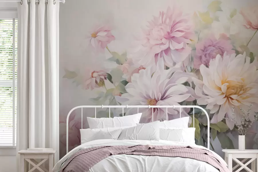 murales de pared Flores delicadas w05026
