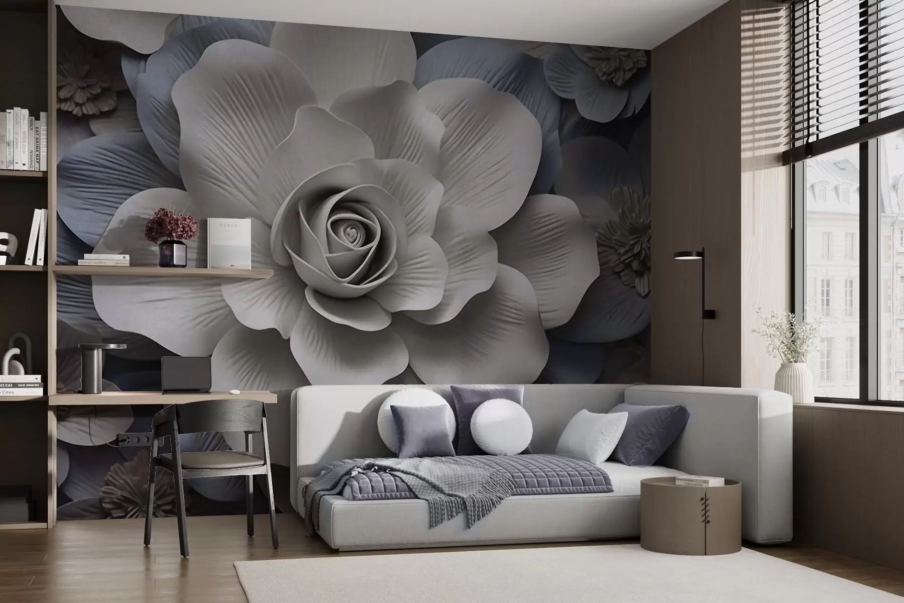 murales de pared Flor grande w09698