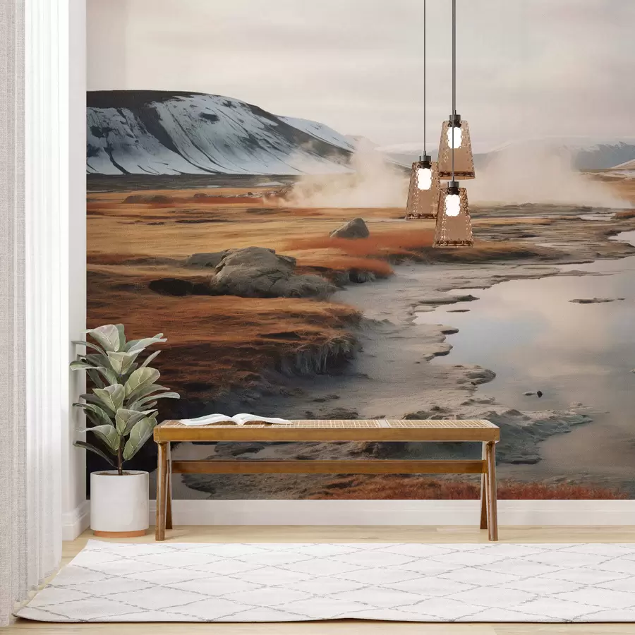 murales de pared Valle fluvial w05365