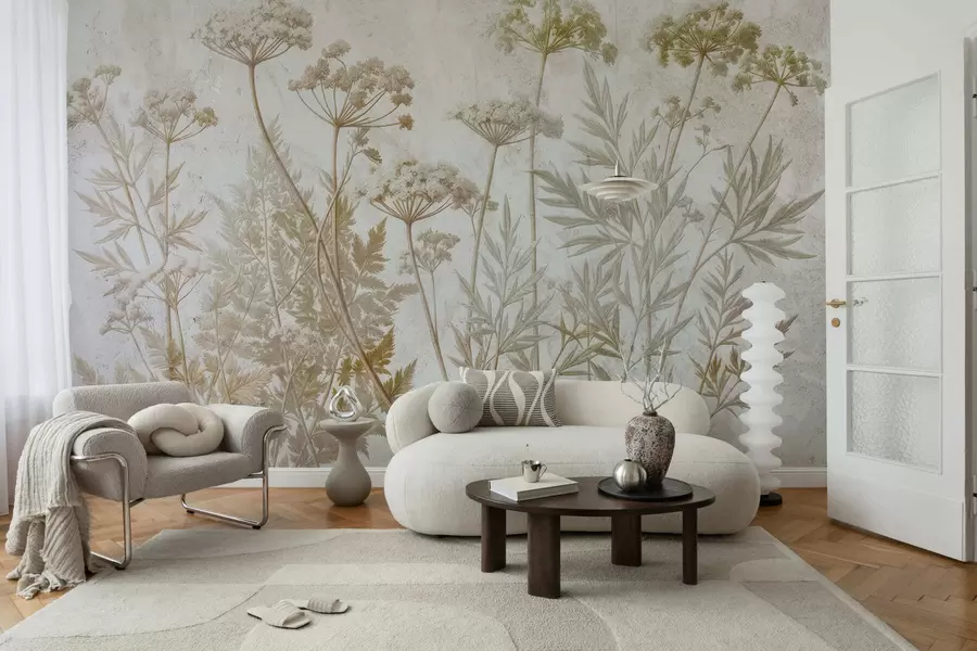 murales de pared Flores eternas entrelazadas w05369