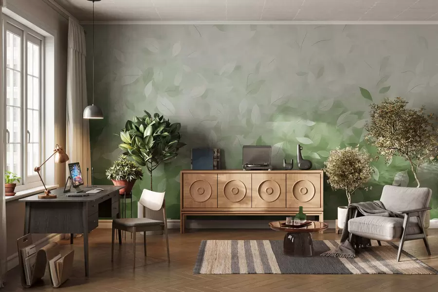 murales de pared Susurro frondoso w05277v1