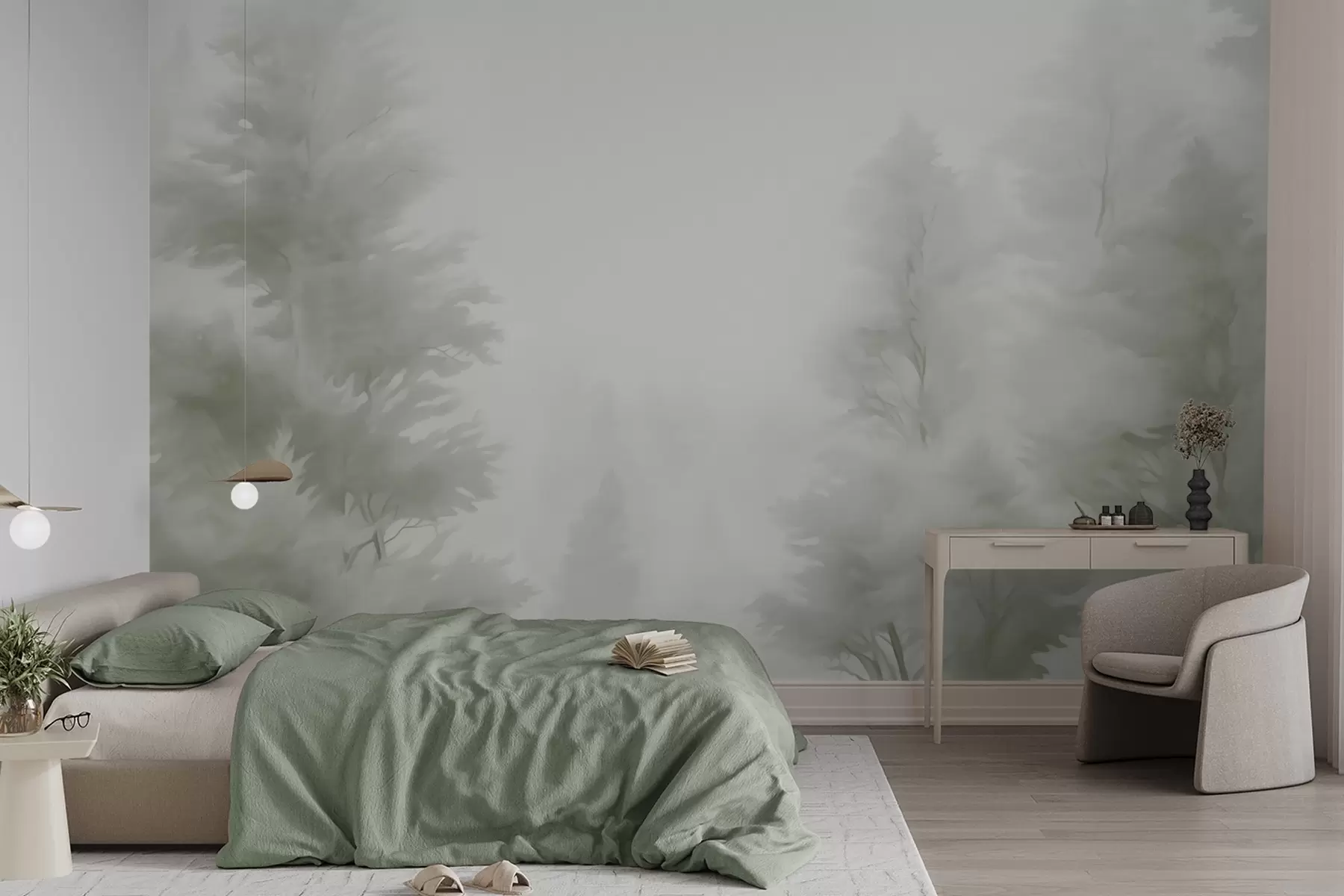 murales de pared Bosque abstracto w05420