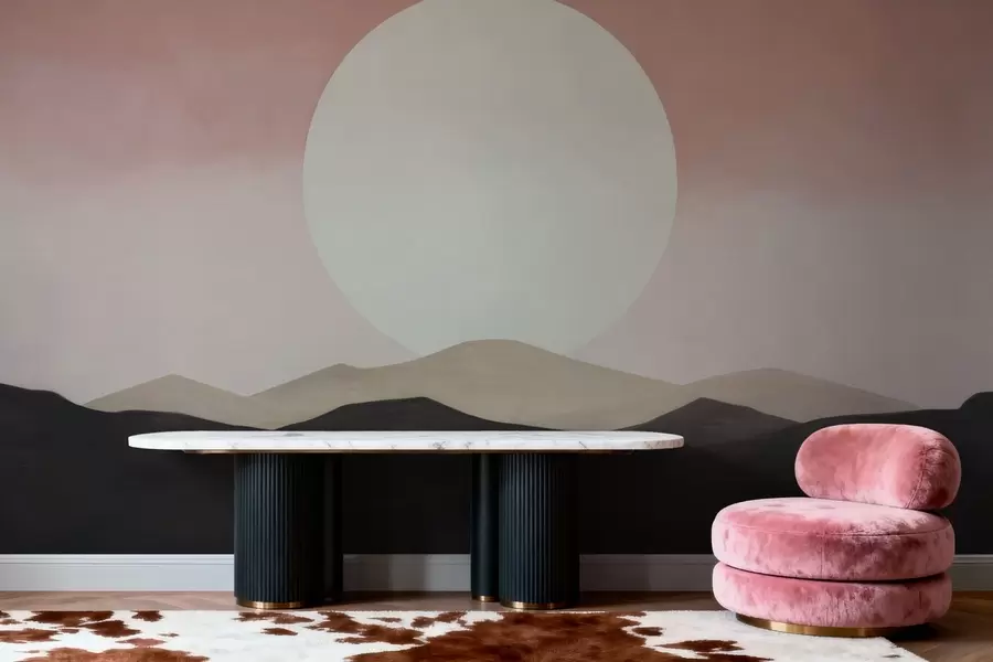 murales de pared Una tranquila puesta de sol w05285