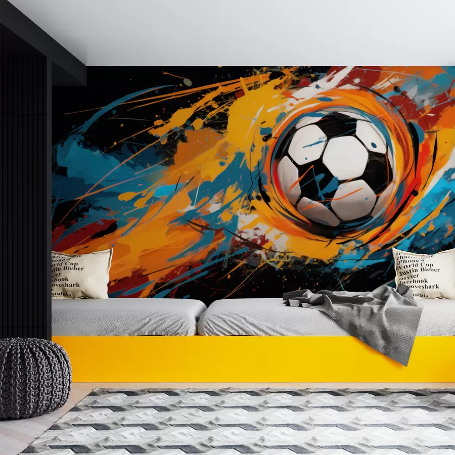 murales de pared Balón de fútbol w05460