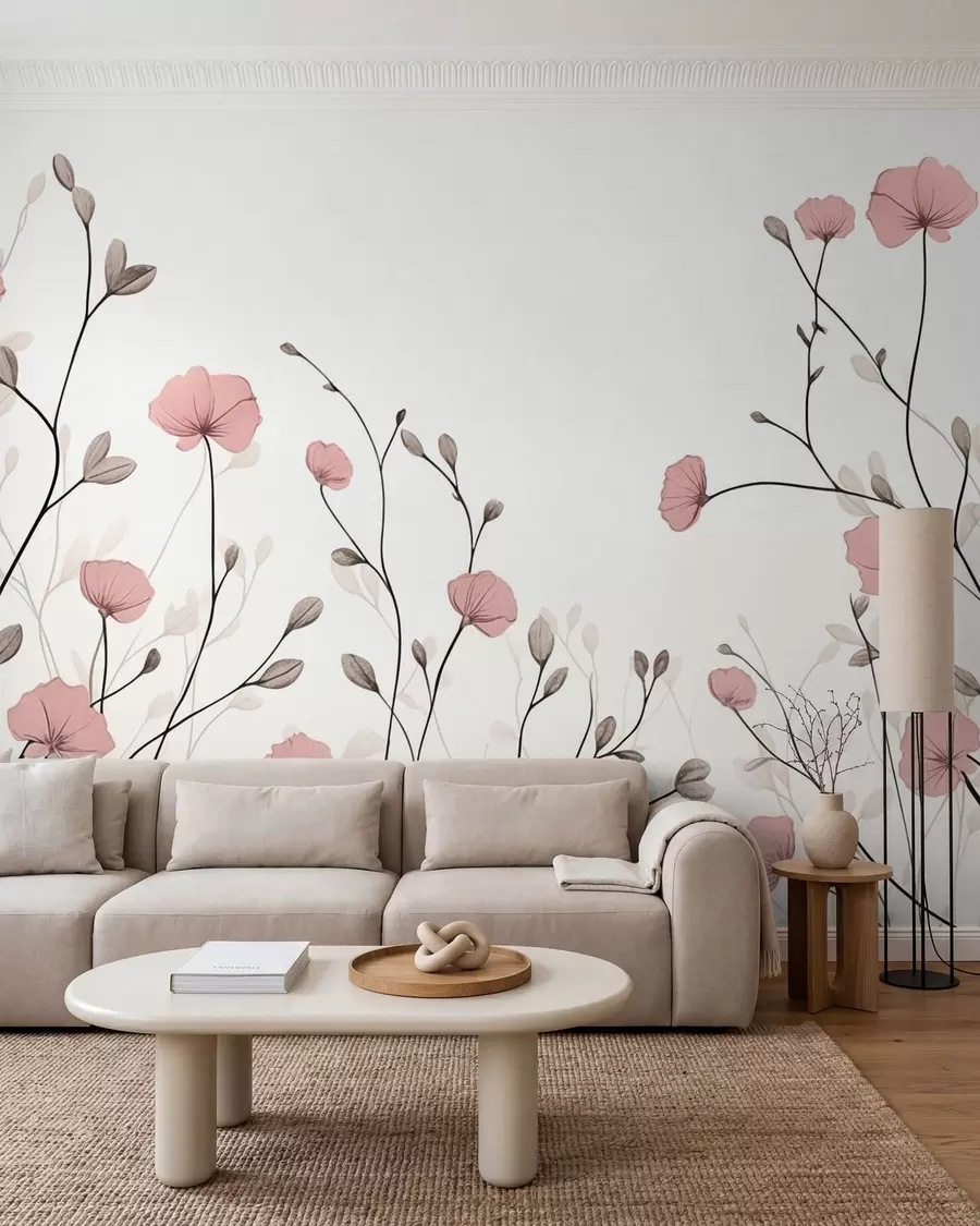 murales de pared Flores silvestres w05485