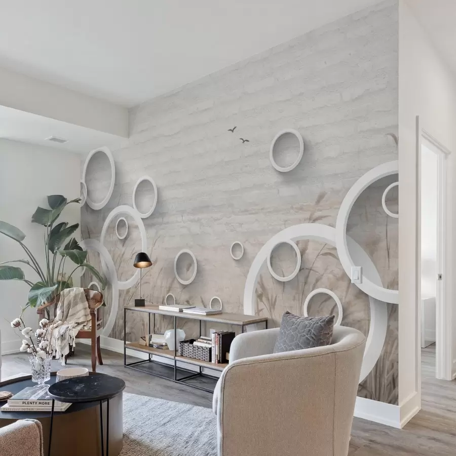 murales de pared Círculos abstractos w09781