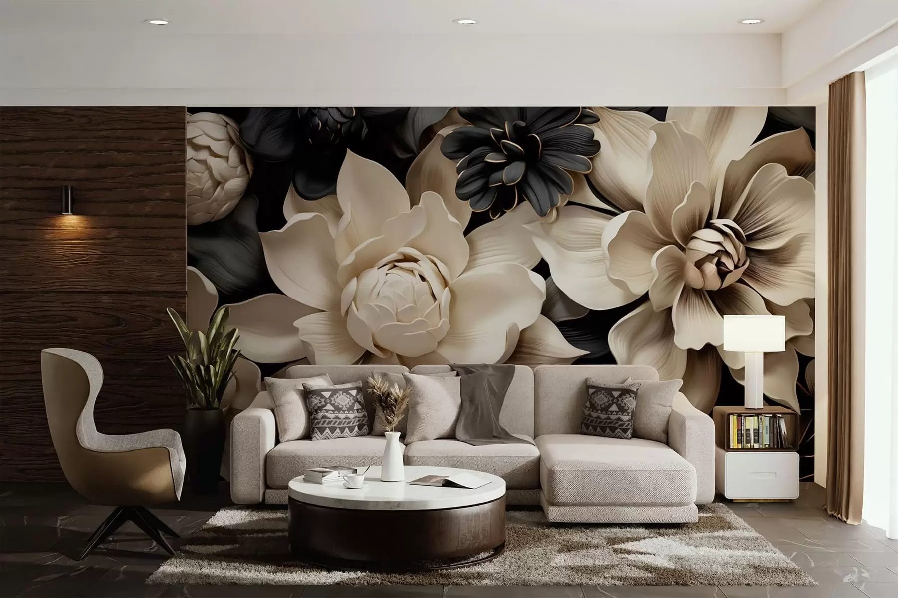murales de pared Flores fantásticas w05618