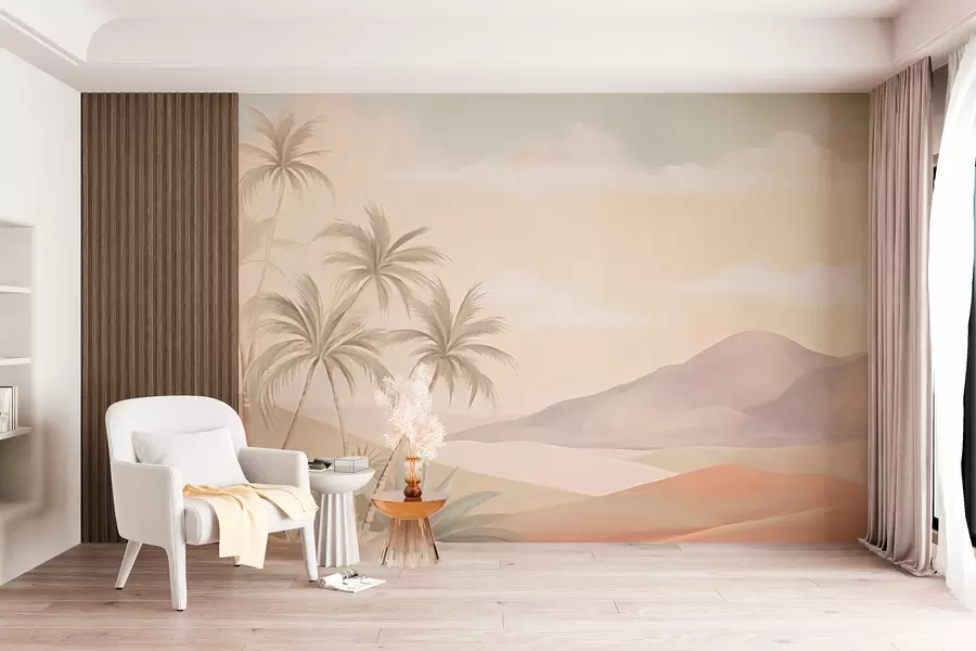 murales de pared Palmeras w05832