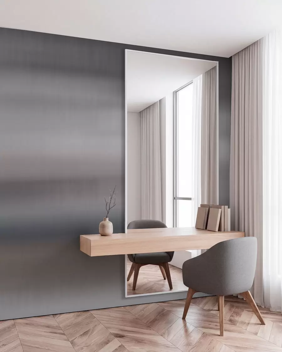 murales de pared Horizonte color grafito w05760