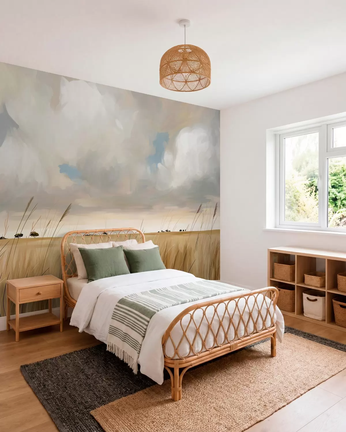 murales de pared Horizonte en oro w10079