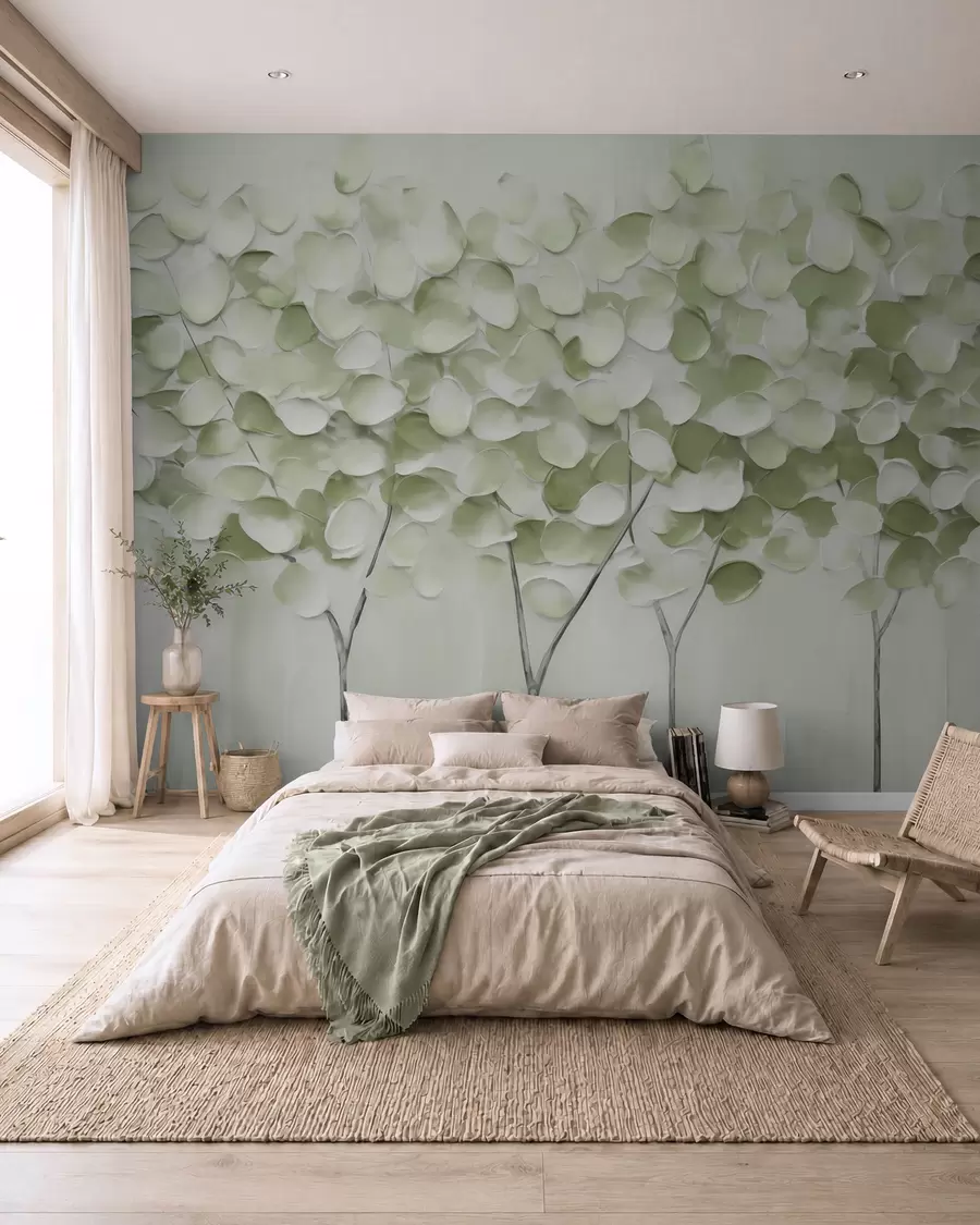 murales de pared Árboles estilizados, imitación de un cuadro w05942v1