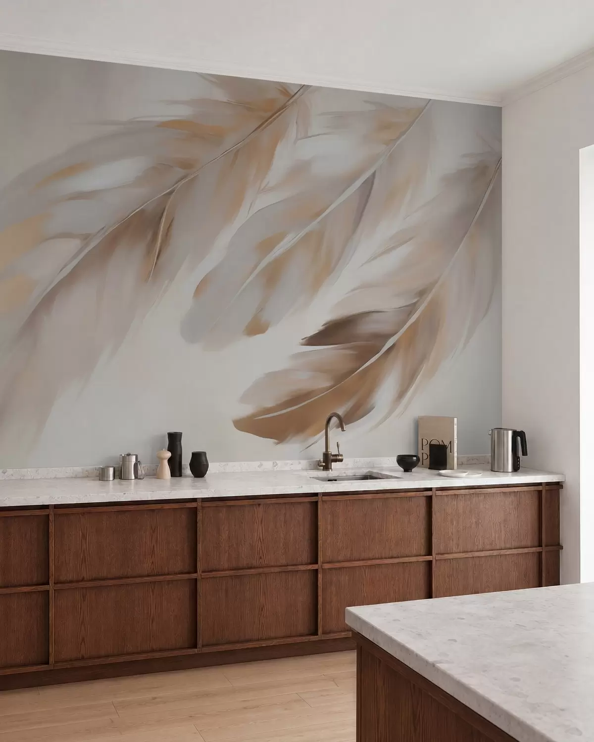 murales de pared Plumas abstractas w05991