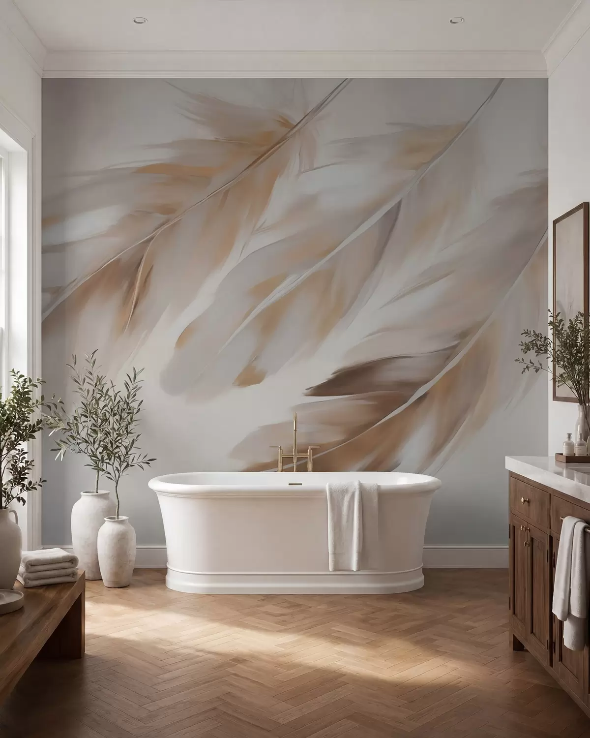 murales de pared Plumas abstractas w05991
