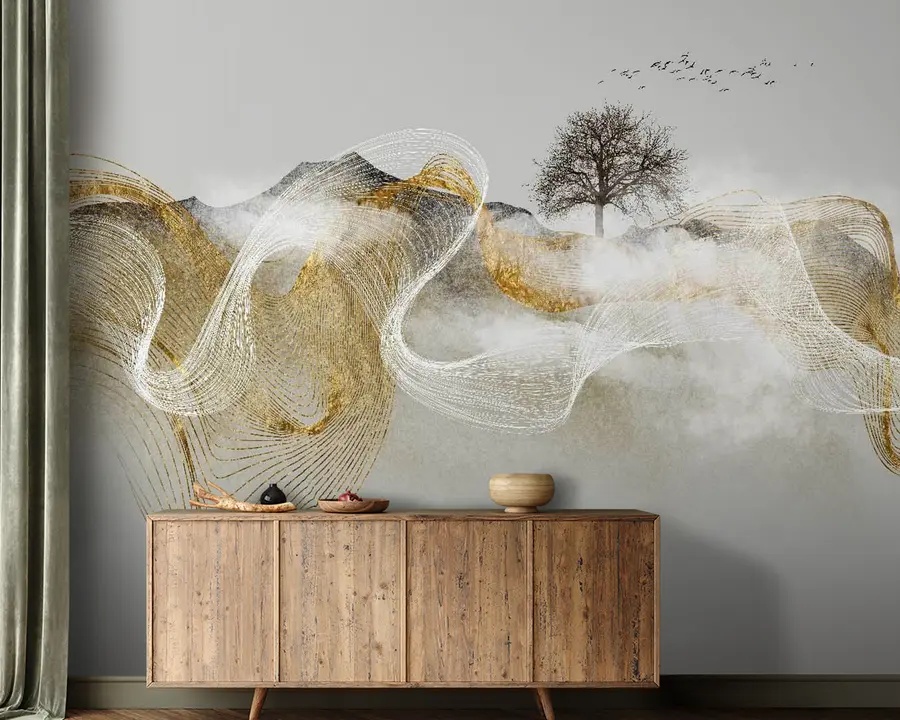 murales de pared Gesto, arte y fuente u16828