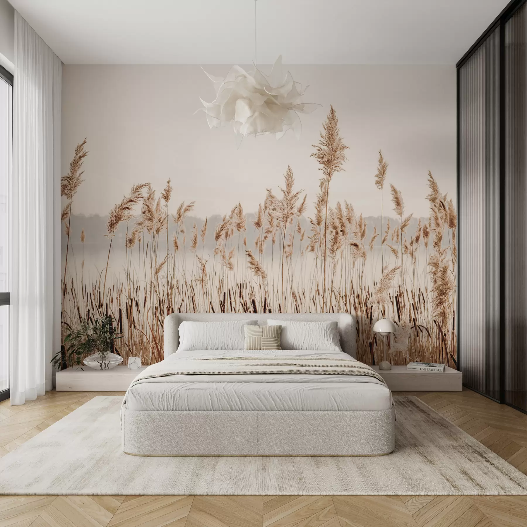 murales de pared Juncos y totora u44598