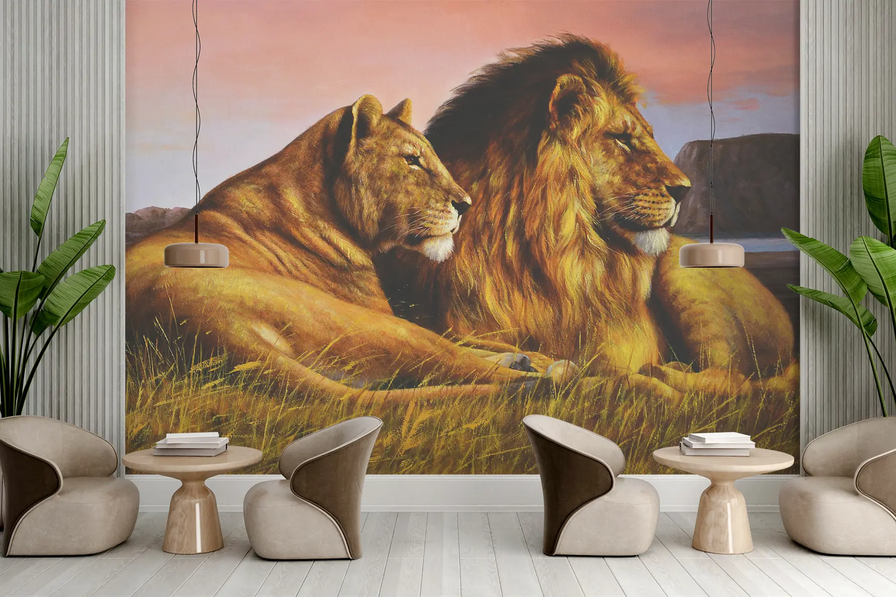 murales de pared Vertebrados, félidos y carnívoros u03418