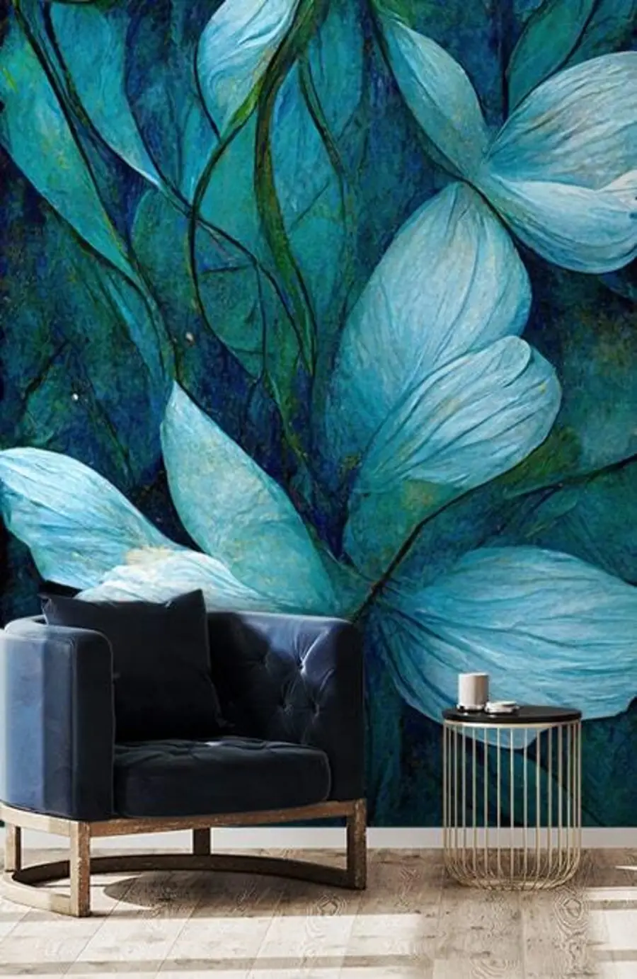 murales de pared Flor azul salvaje u72400
