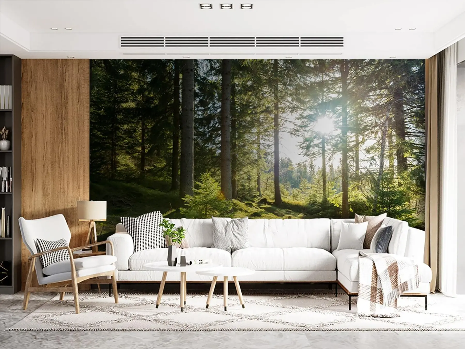 murales de pared Montañas Carkonoshe en Polonia u80015