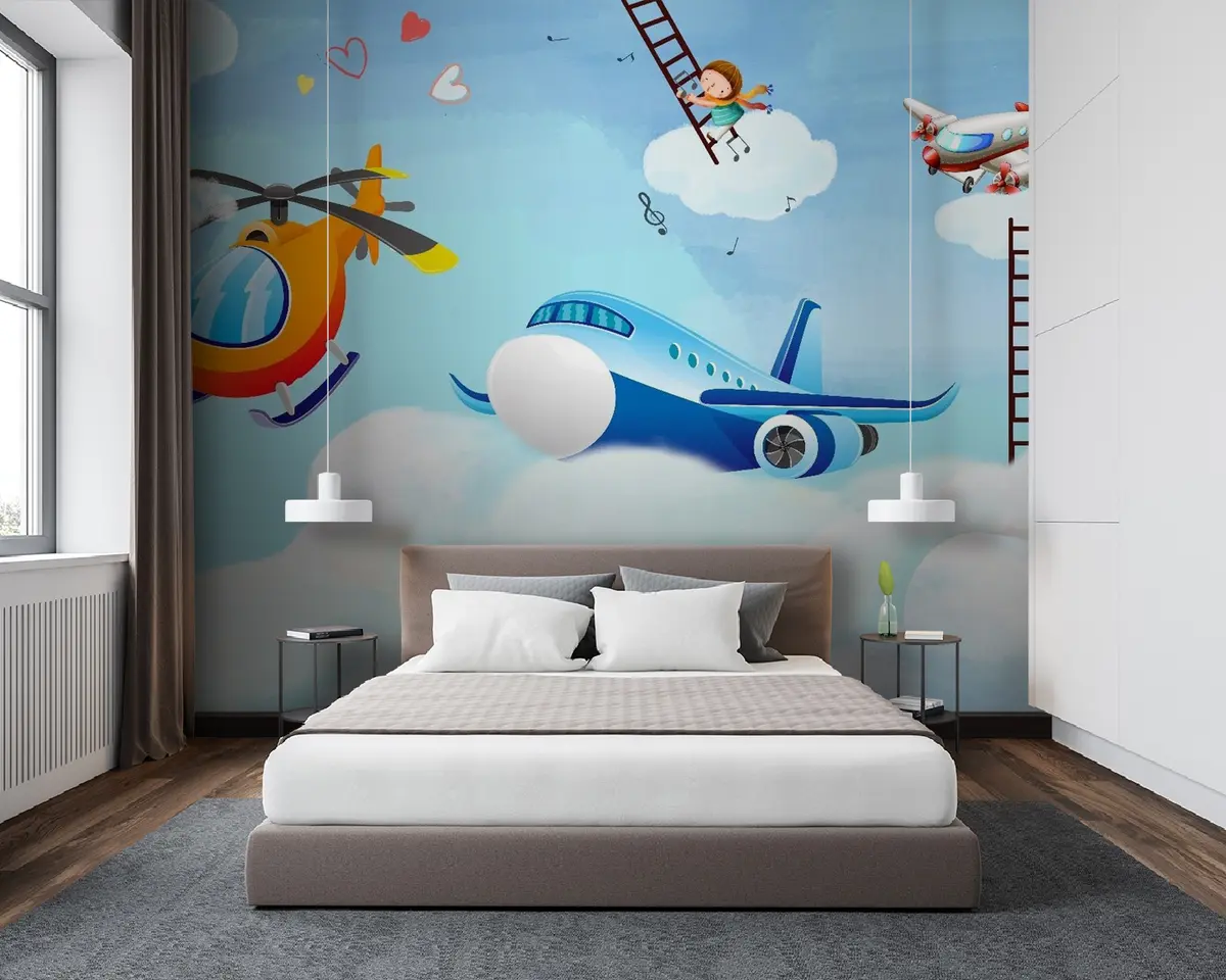 murales de pared Sky, avión y producto u36189