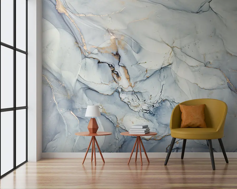 murales de pared Capa de hielo, nieve y derretimiento u93432