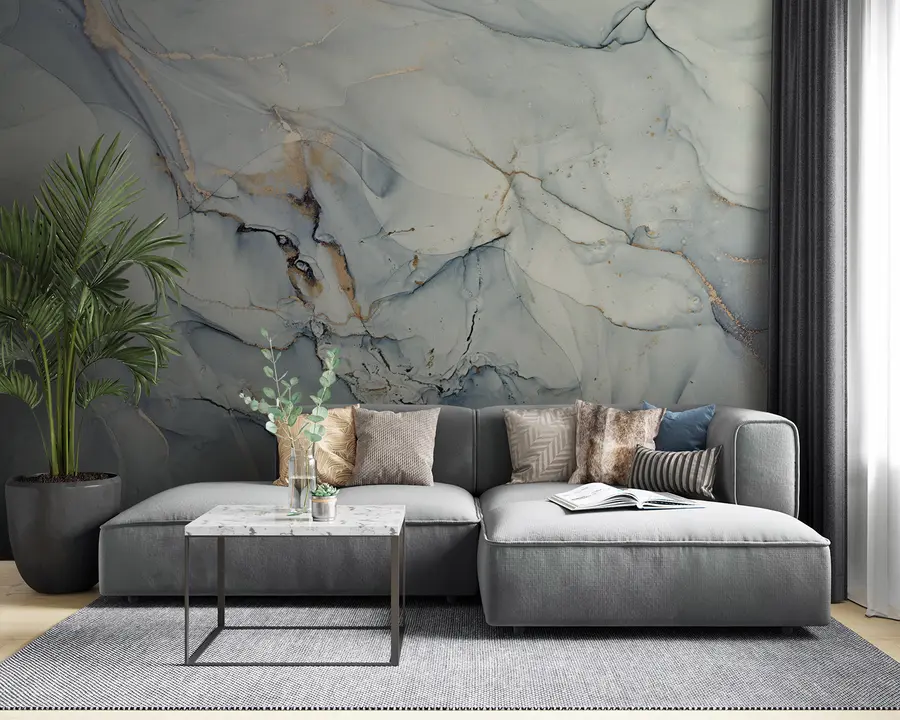 murales de pared Capa de hielo, nieve y derretimiento u93432