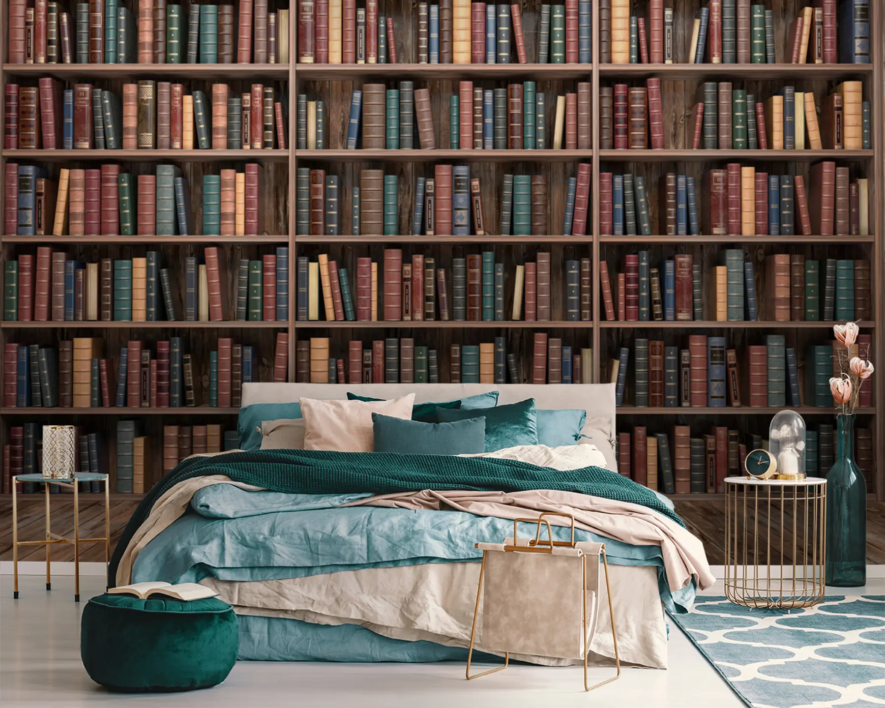 murales de pared Impresionante biblioteca u93501