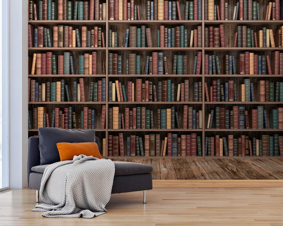 murales de pared Impresionante biblioteca u93501