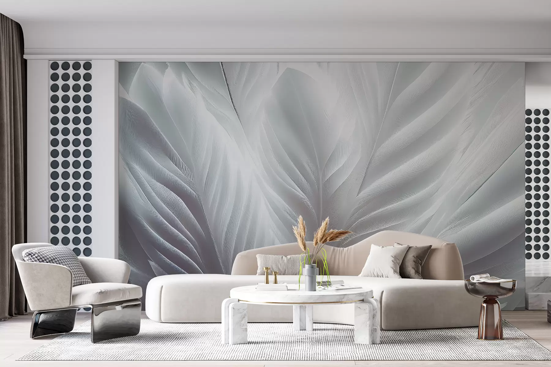 murales de pared Plumas del día u73694