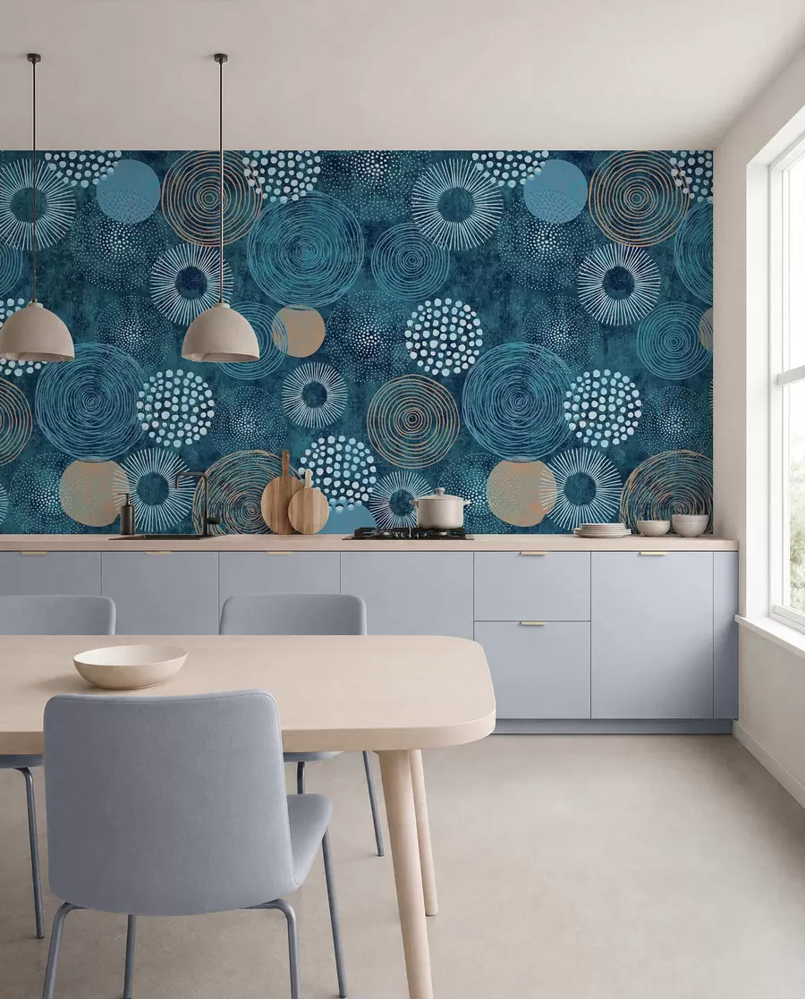 murales de pared Textil, arte y tipografía u59376