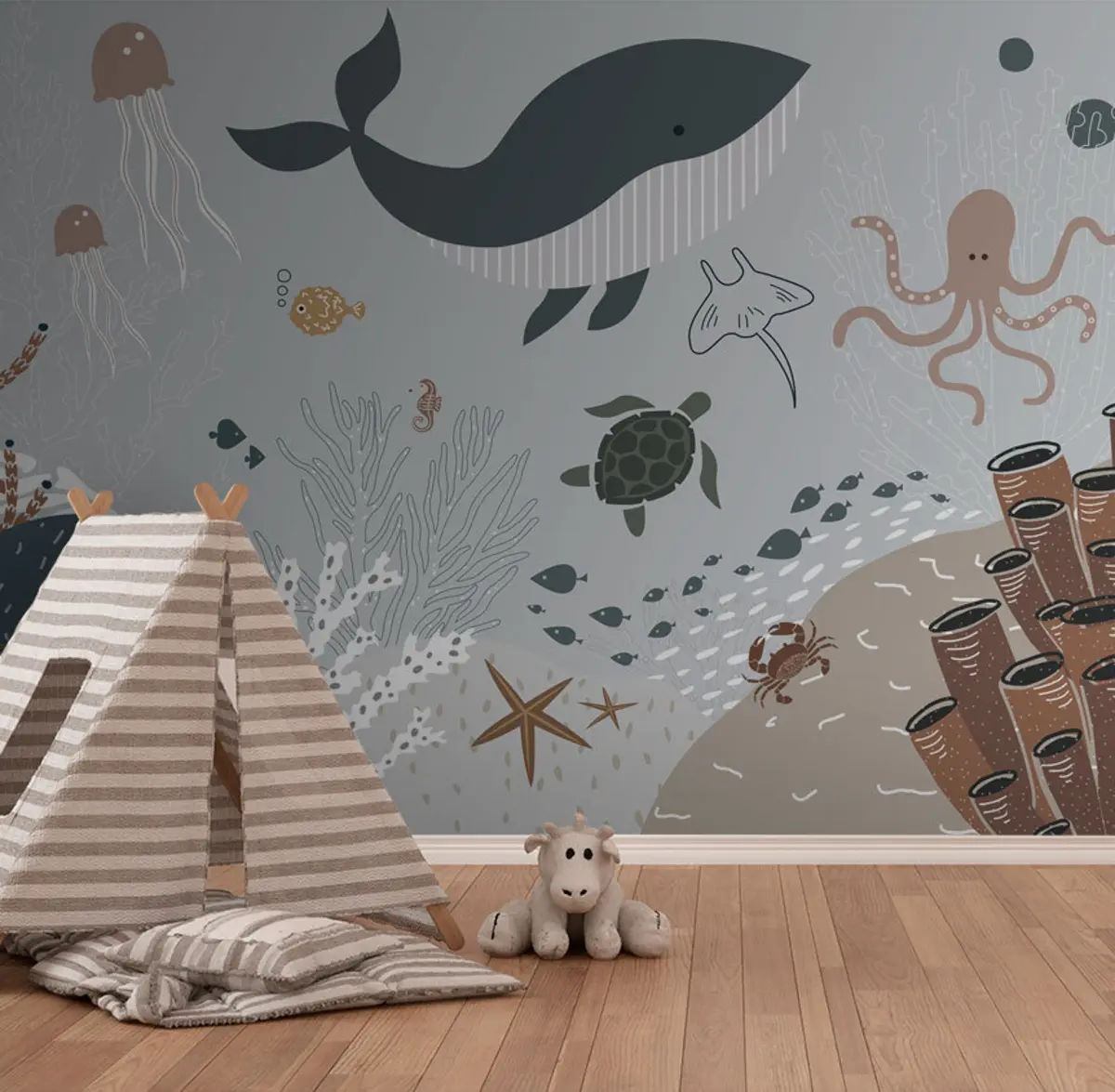 murales de pared Mundo submarino u93763