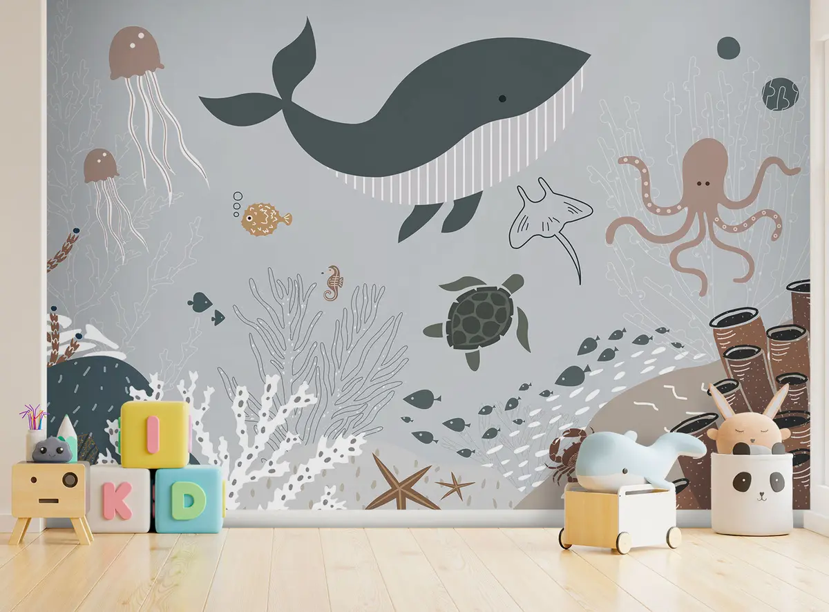 murales de pared Mundo submarino u93763