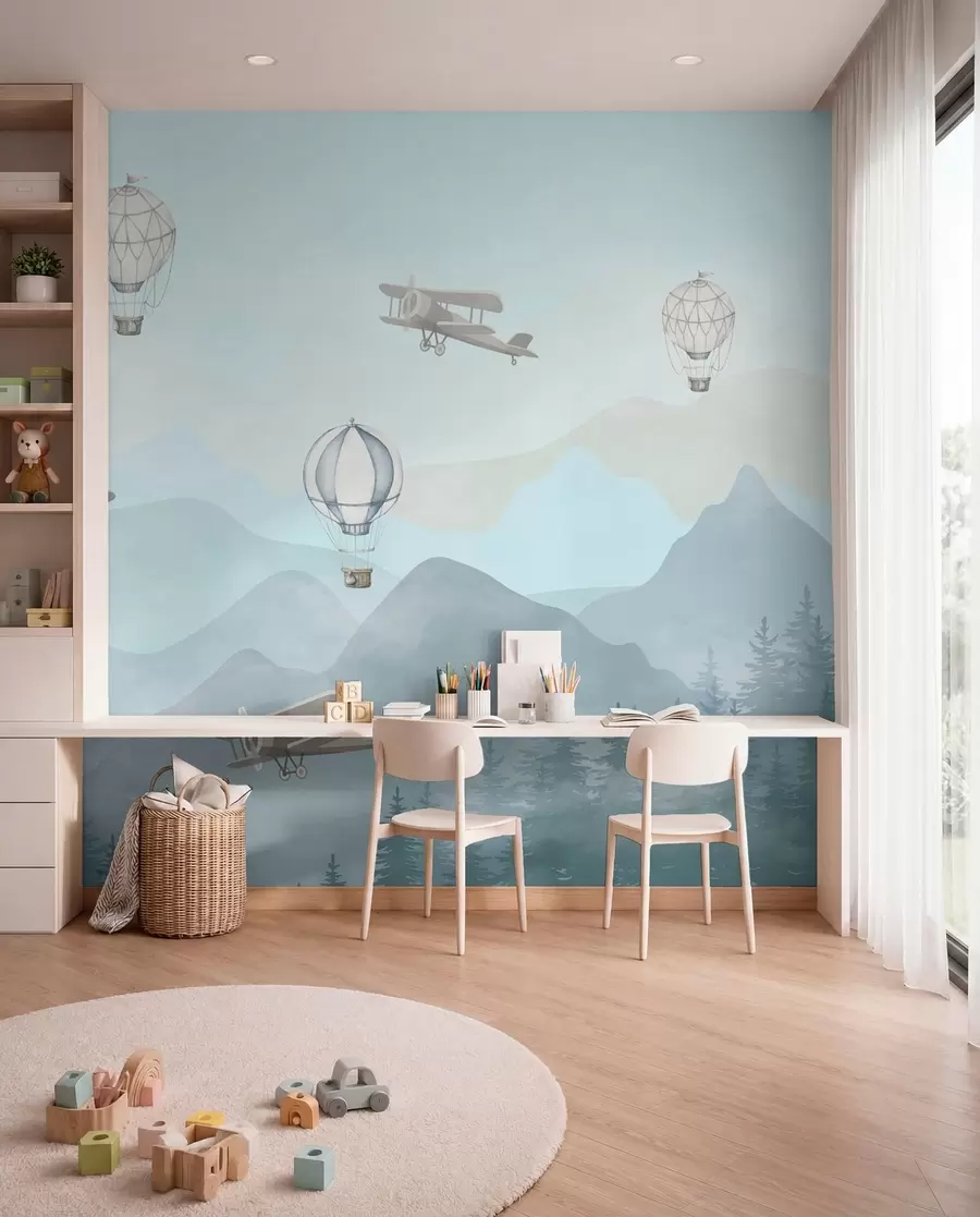 murales de pared Pequeños viajeros del cielo u74226
