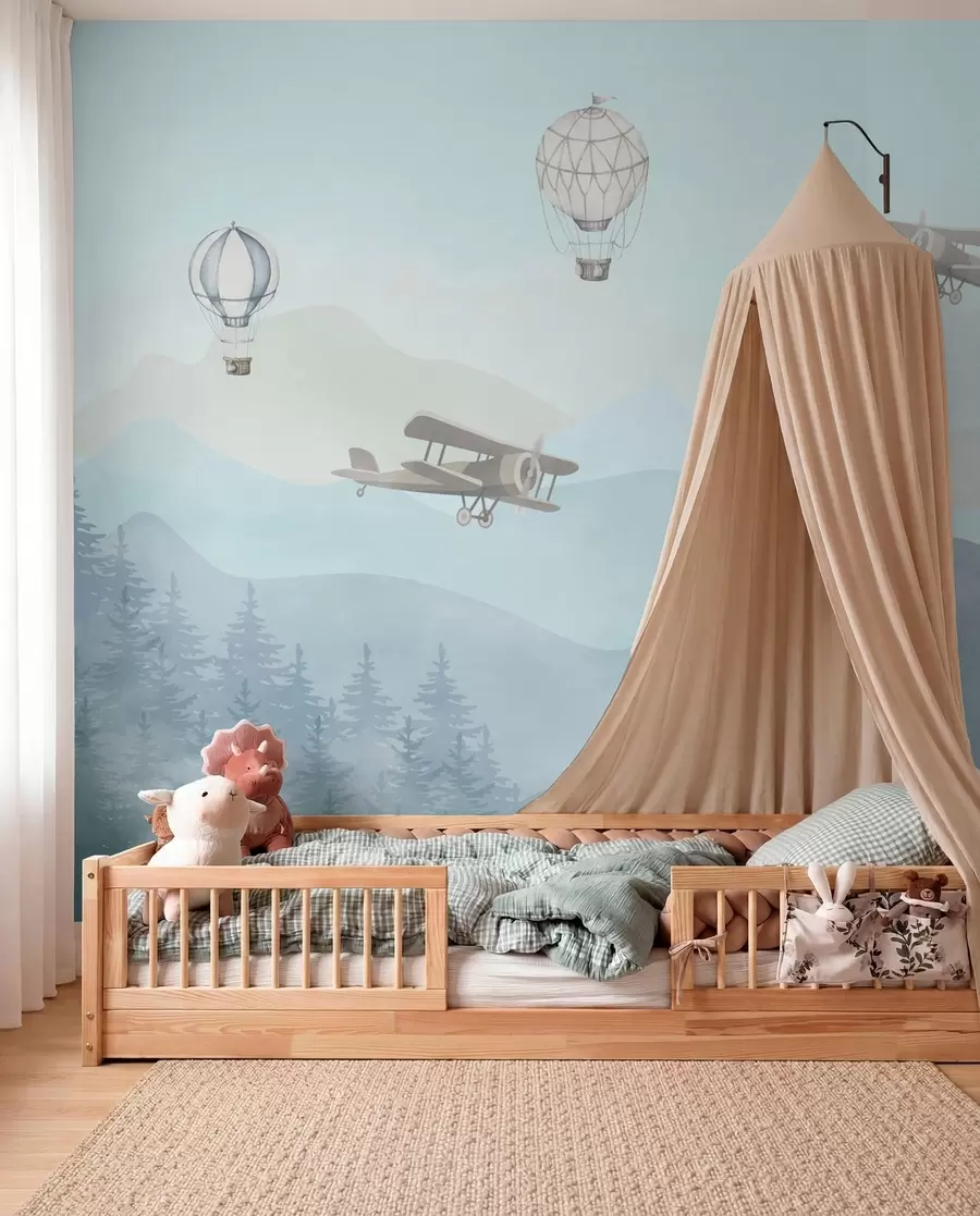 murales de pared Pequeños viajeros del cielo u74226