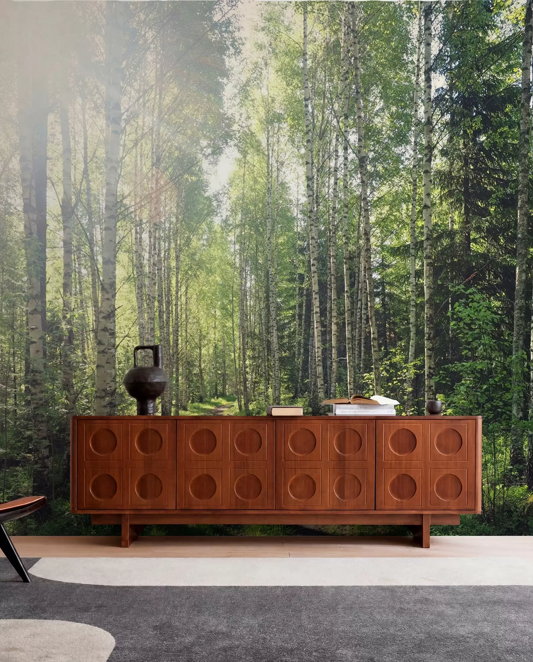 murales de pared Sunshine verde en Finlandia u74235