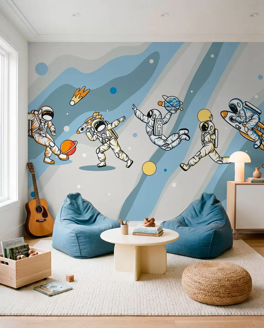 murales de pared Juegos en el cosmos u93828