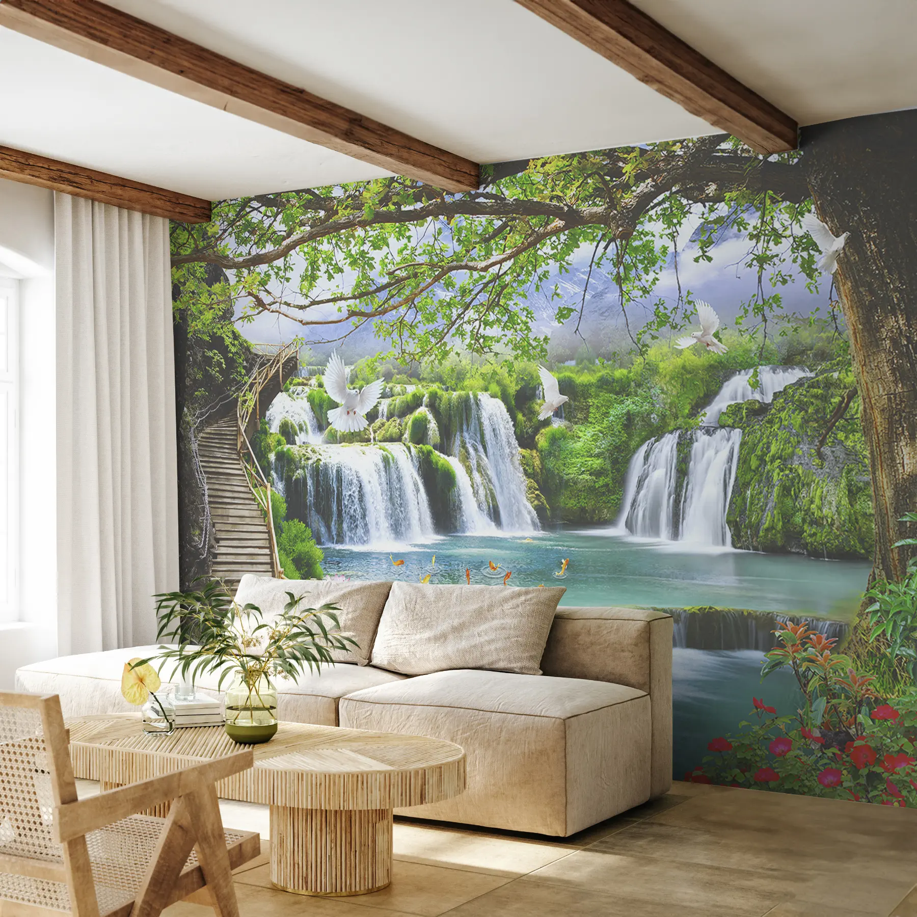 murales de pared Agua, plantas y recursos hídricos u11152