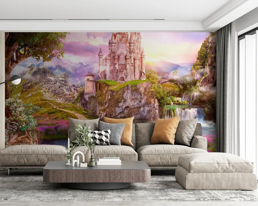 murales de pared Planta, cielo y nube u59924