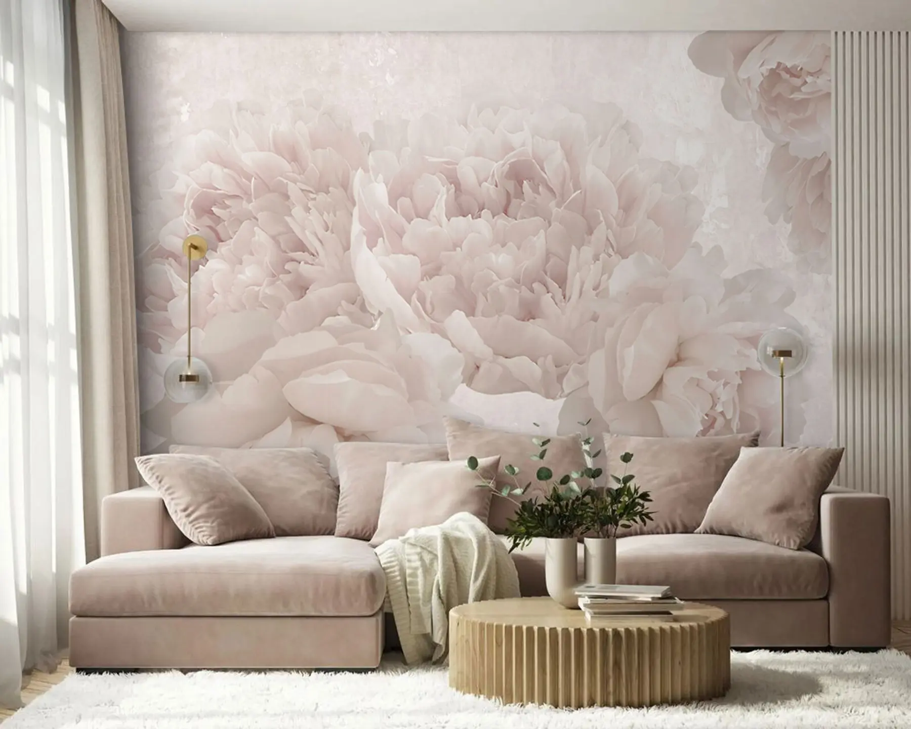 murales de pared Exuberantes hermosos brotes u74487