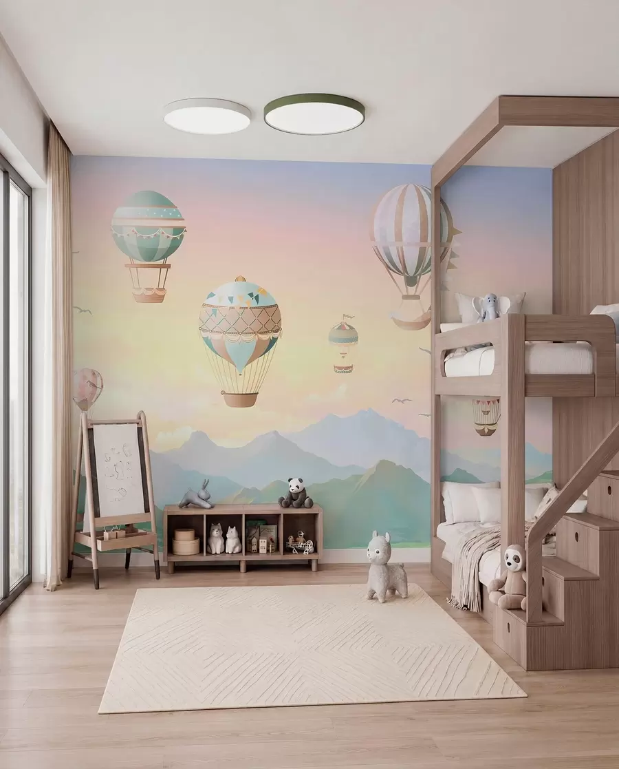 murales de pared Globos sobre el valle u94137